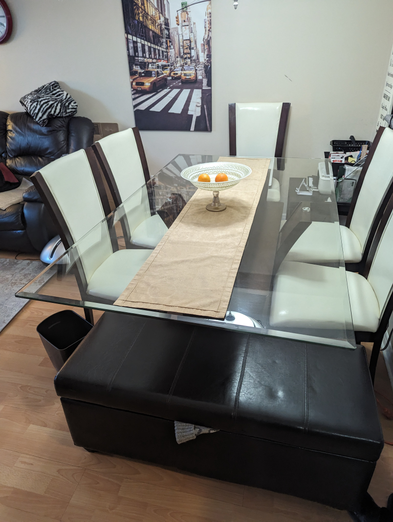Glass dining set - photo 3