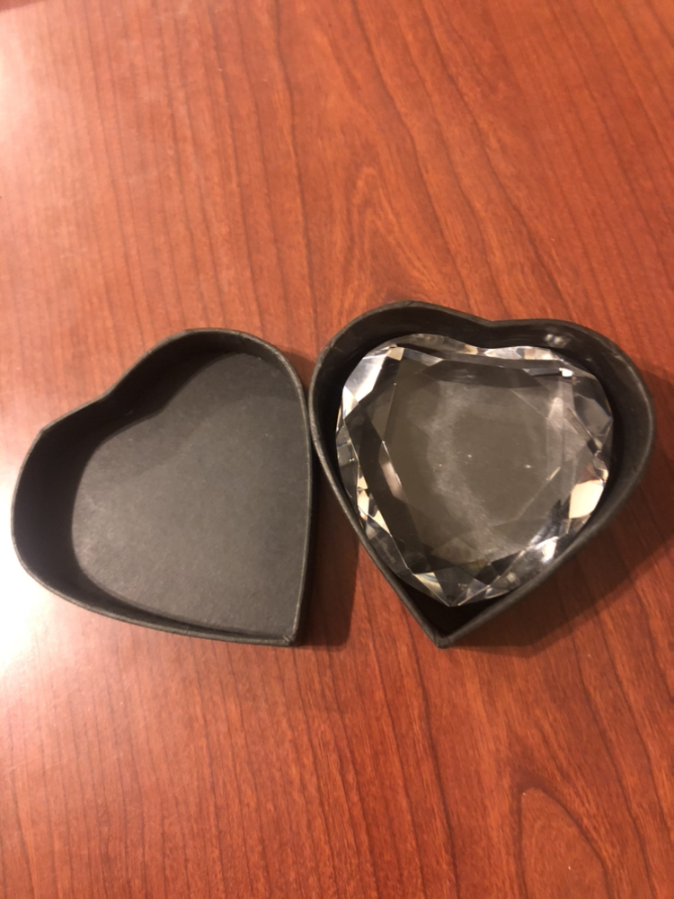Rosenthal Crystal Heart Paperweight - photo 4