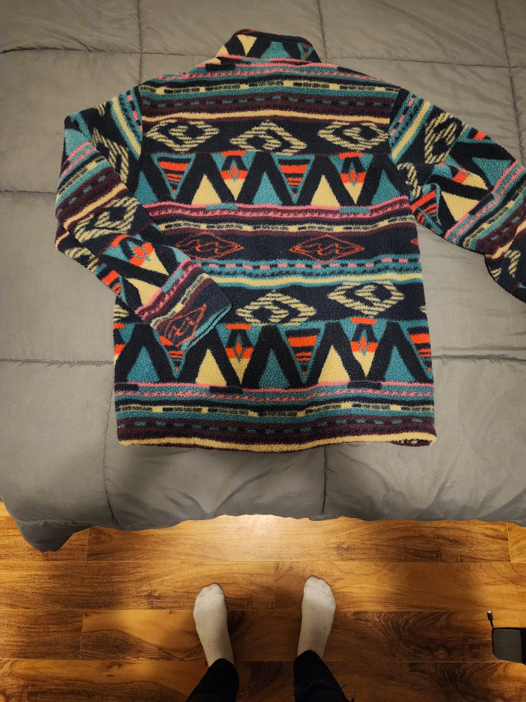 Billabong Half-Zip Mock Neck Fleece Men's Medium - photo 3
