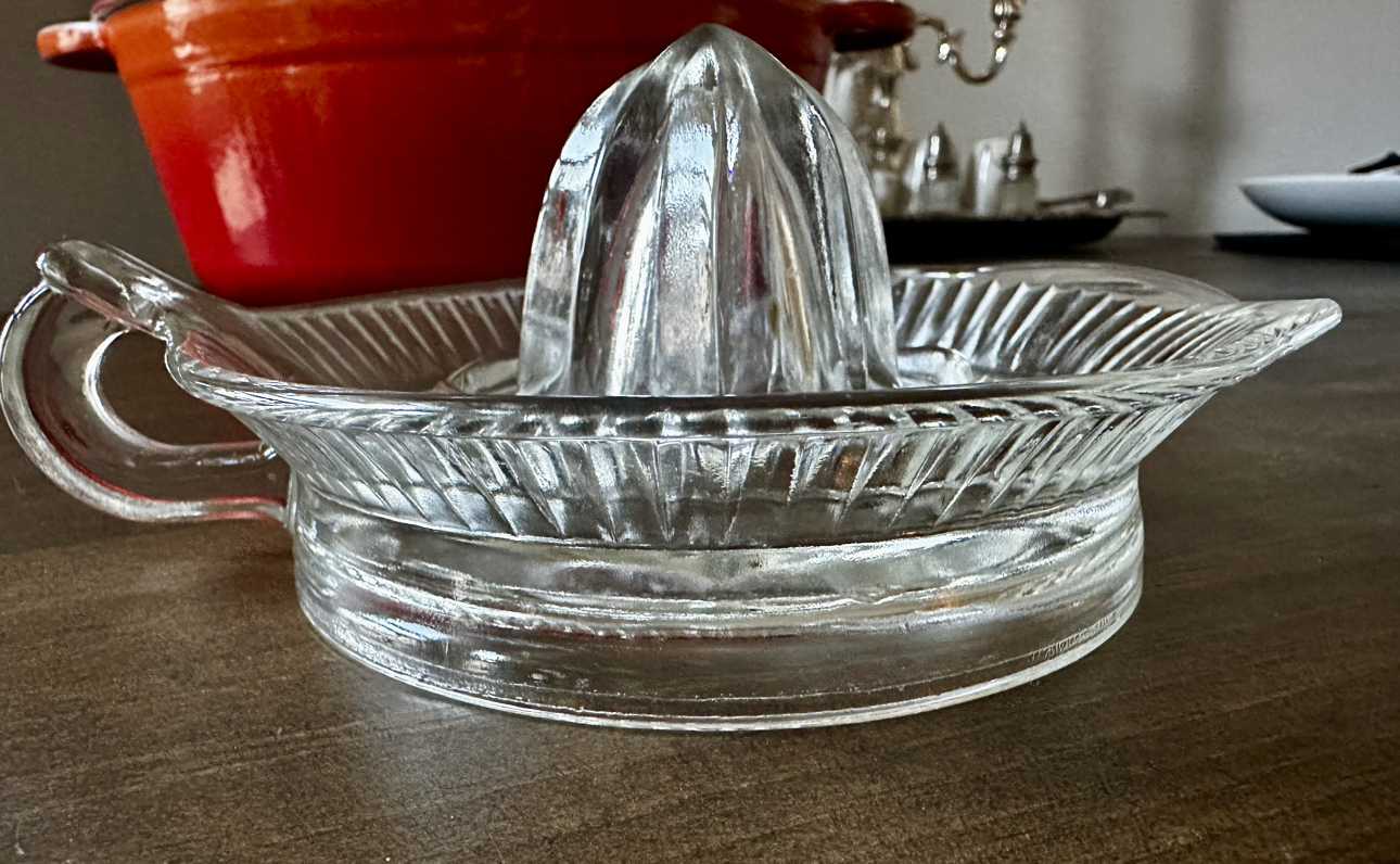 Vintage Glass Citrus Juicer thumbnail