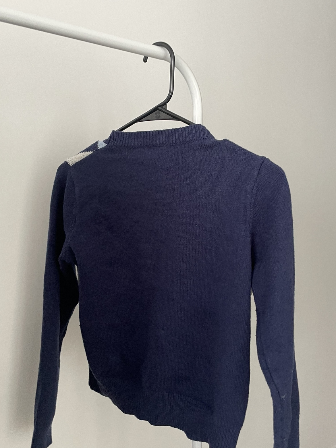 Navy Argyle Sweater image indicator(2)