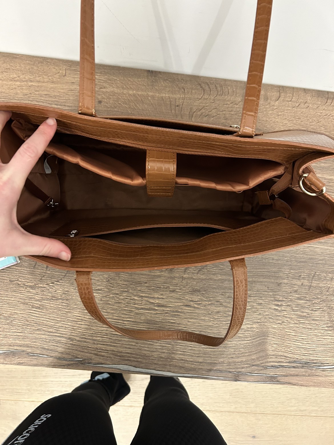 Beis camel croc work tote - photo 2