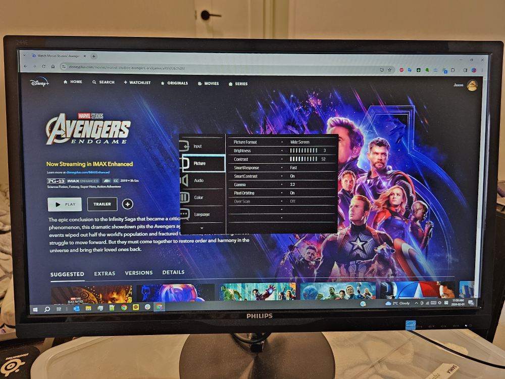 Phillips 21.5 inch LED monitor(free delivery) image indicator(2)