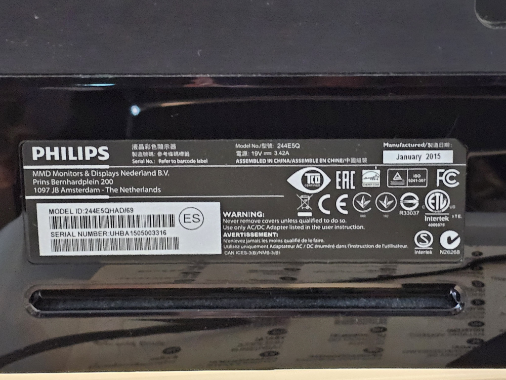 Phillips 21.5 inch LED monitor(free delivery) image indicator(3)