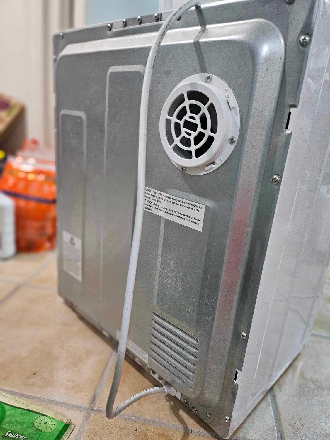 COSTWAY Compact Laundry Dryer, 110V Electric Portable Clothes 🥕 image indicator(6)