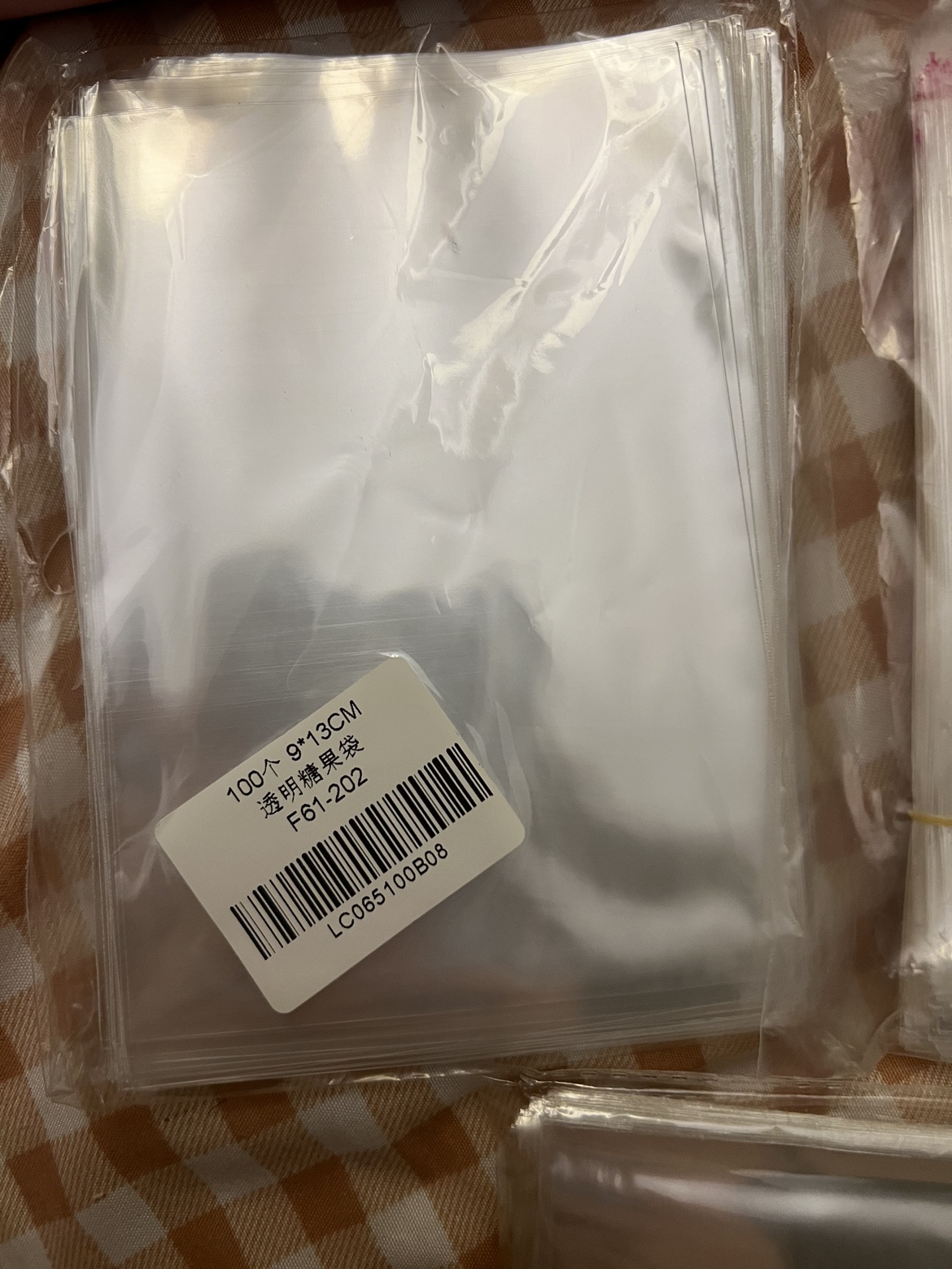 Clear/transparent bags multiple sizes all together - photo 2