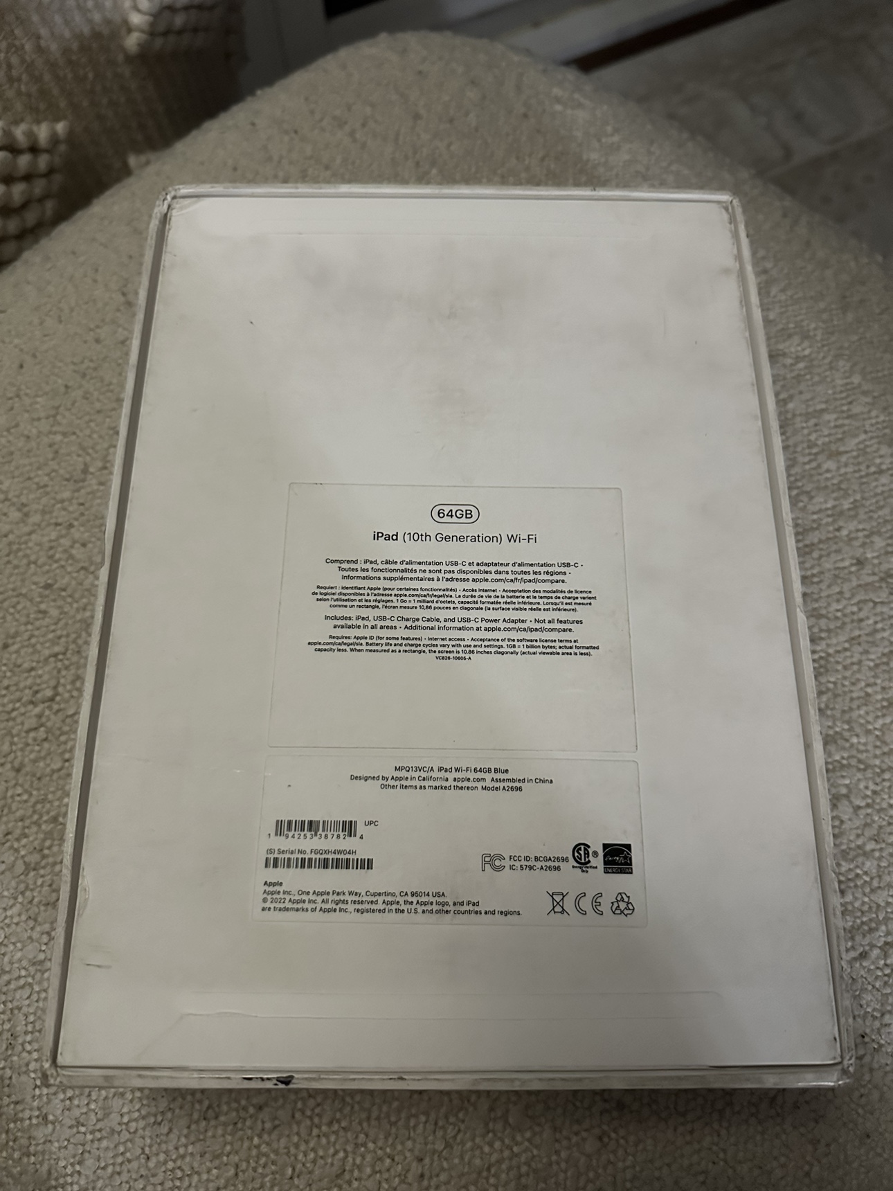 Apple iPad 64GB 10th Gen Wifi Blue - photo 2