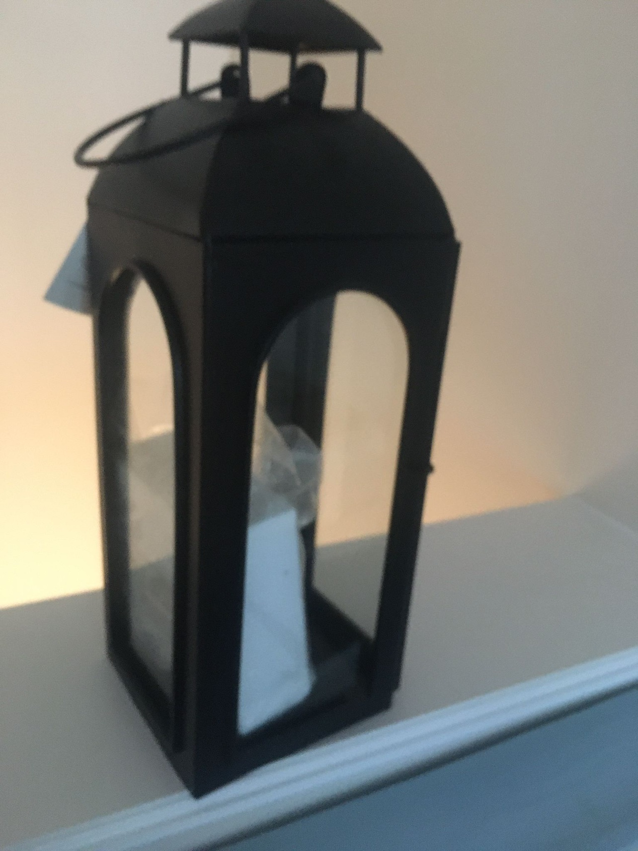 #🥕🥕 Black metal lantern