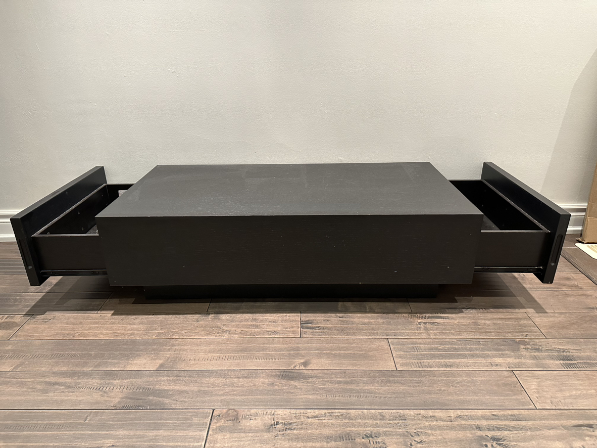 Coffee Table w/storage drawers - photo 2