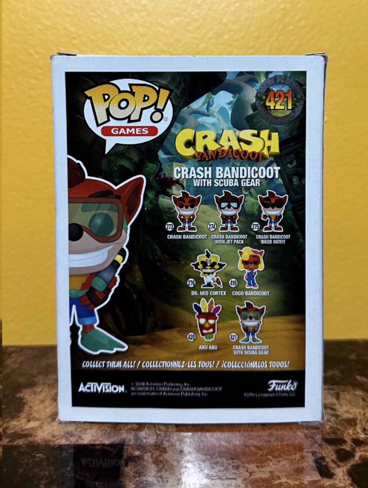 Funko pop, Crash Bandicoot with scuba gear - photo 3