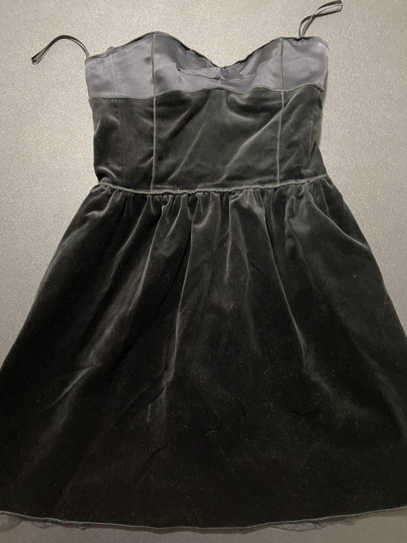Stripe less velour  party/fancy dress . Size XS-S. D&G