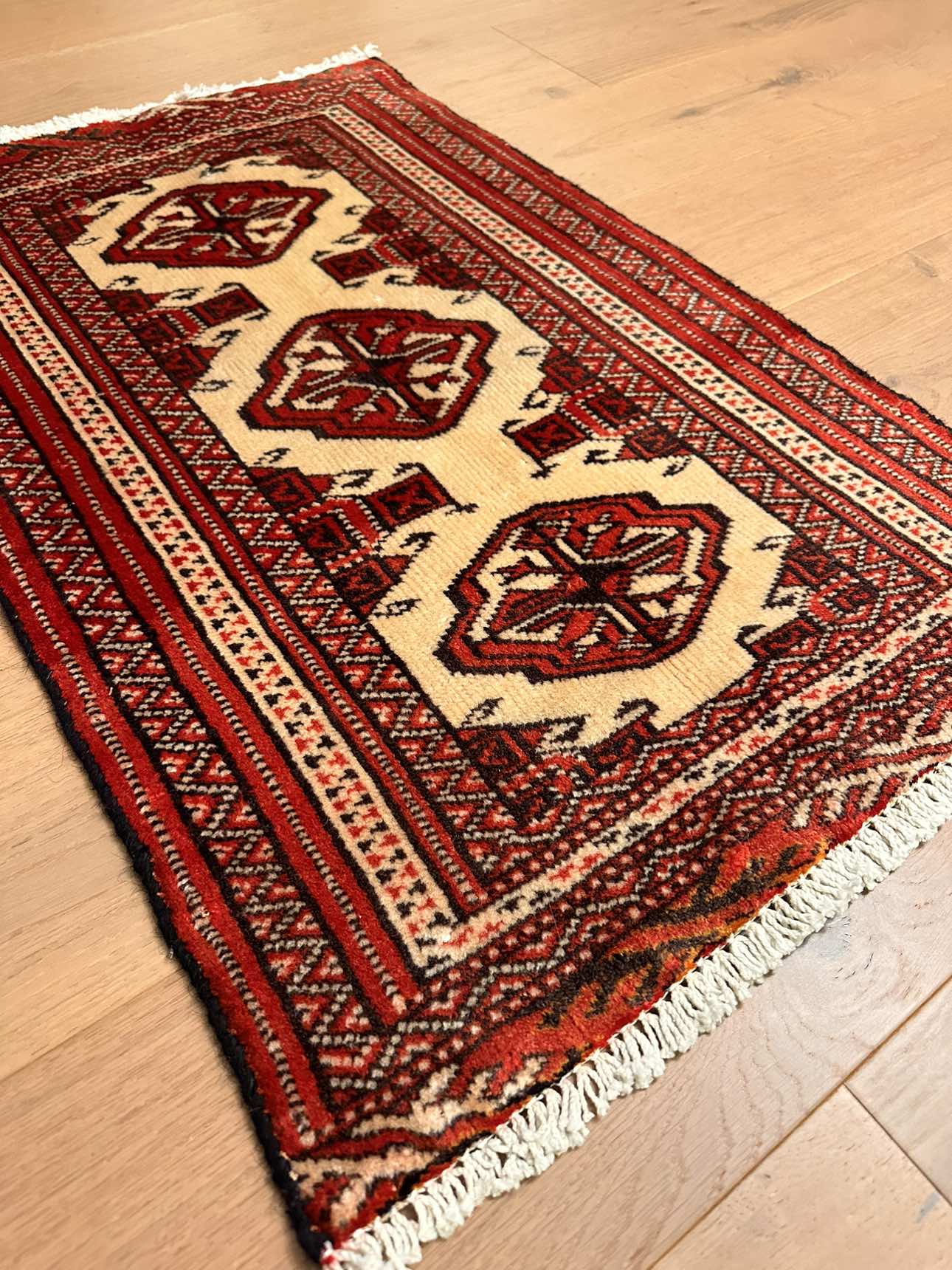 2'x3' Vintage Handmade Persian Torkaman Rug - photo 3
