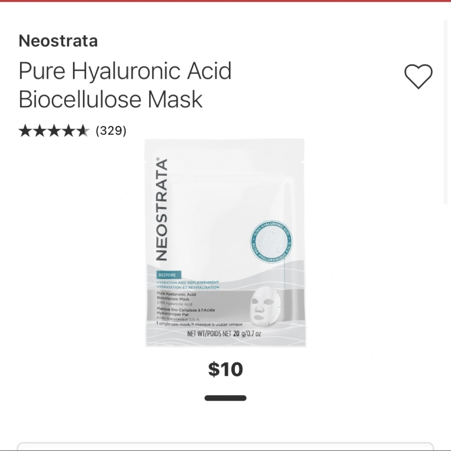 Neostrata pure hyaluronic acid biocellulose mask x 3 image indicator(2)