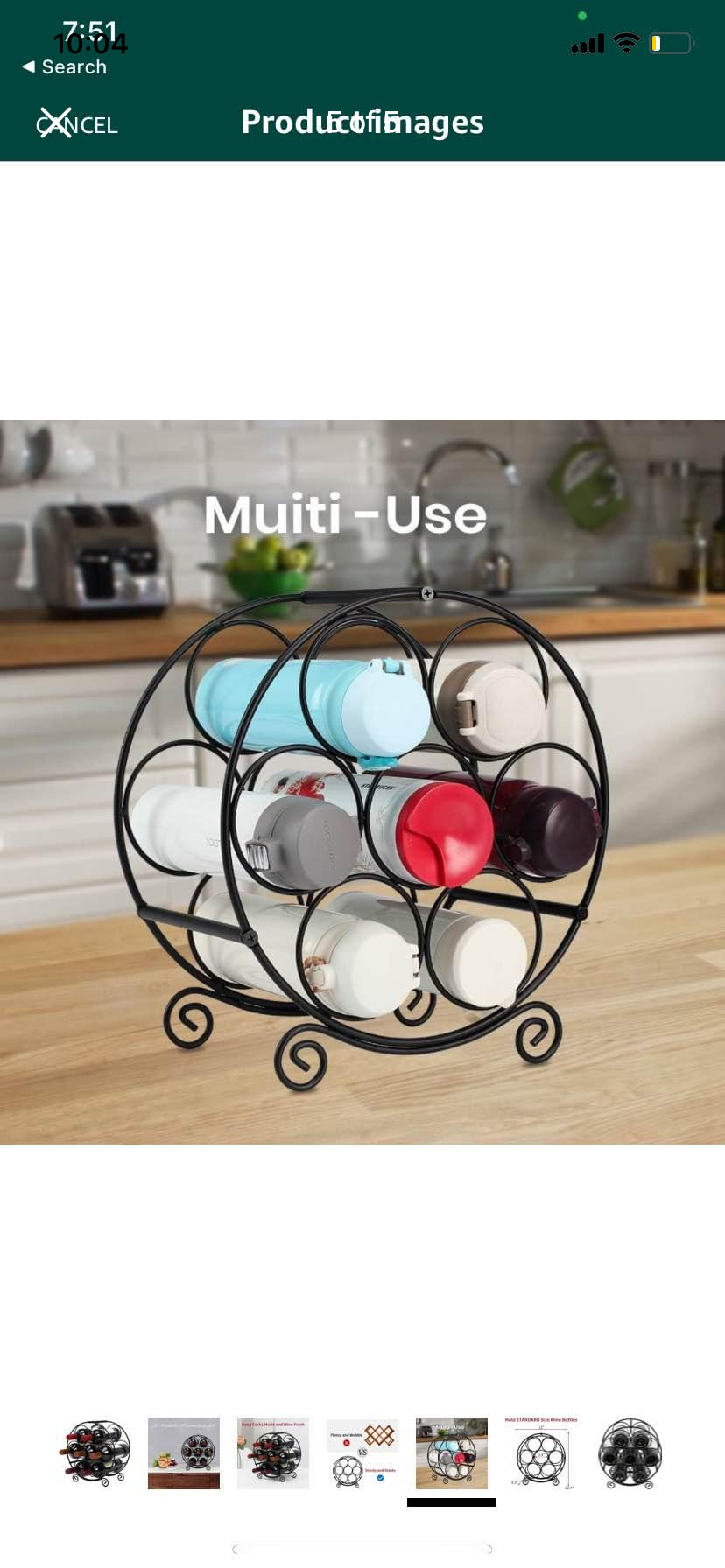 Wine Racks Countertop, 7 Bottles Wine Stand - photo 2