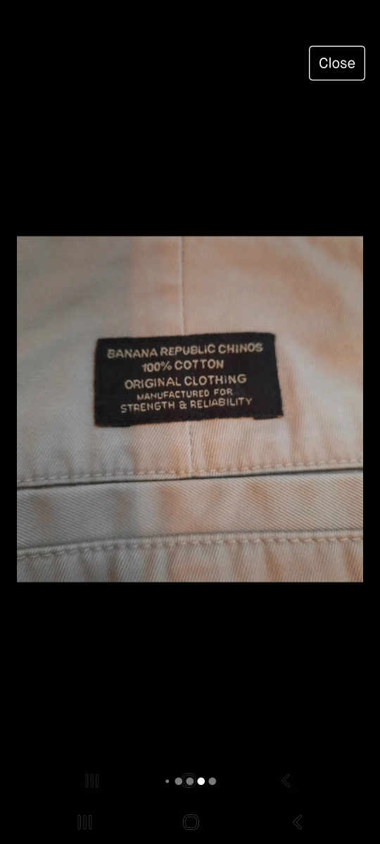 100%Cotton Banana Republic Pants image indicator(7)