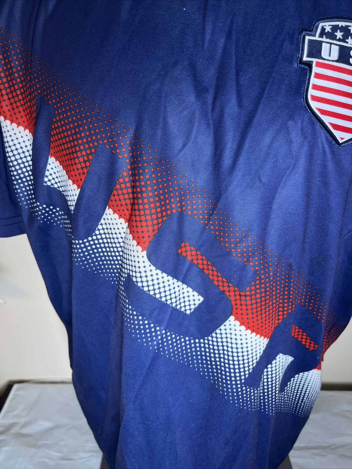 Ole Panna Vintage USA National Team Soccer Kit Shirt Big Print image indicator(8)