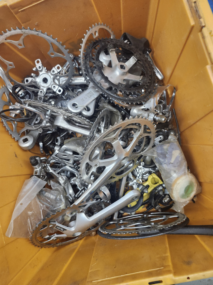 assortment of bike cranks - photo 4