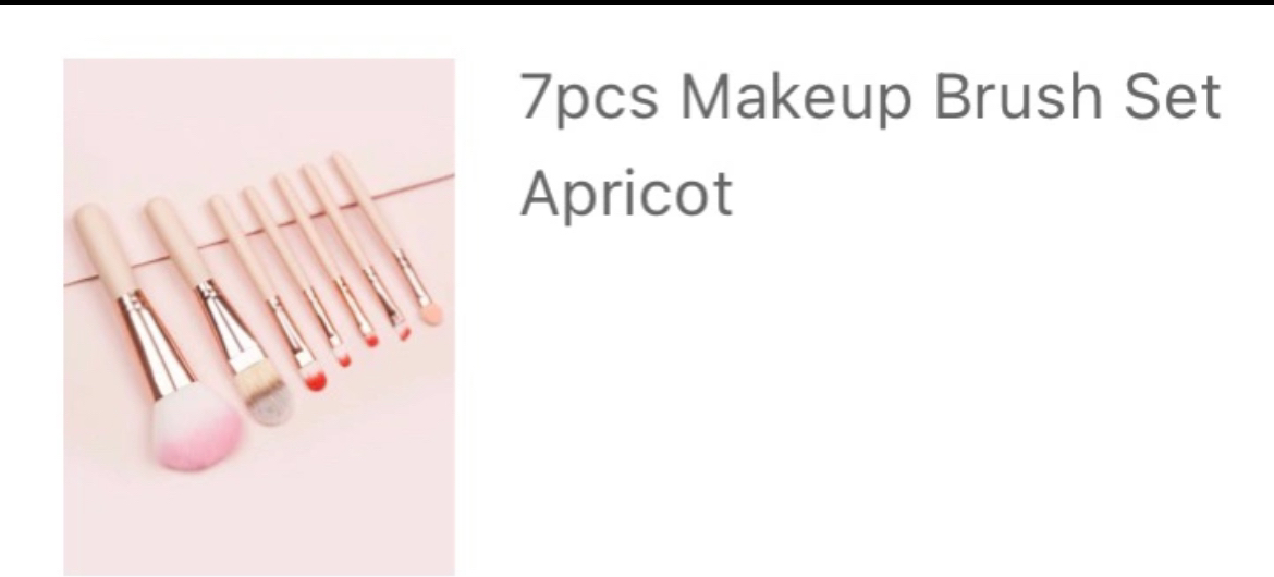 MAKEUP BRUSH SET **Brand New** image indicator(6)