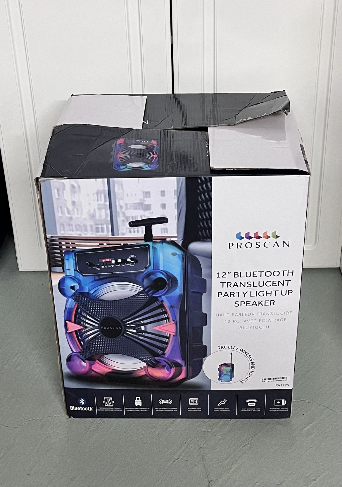 Bluetooth speaker with Karaoke mic thumbnail