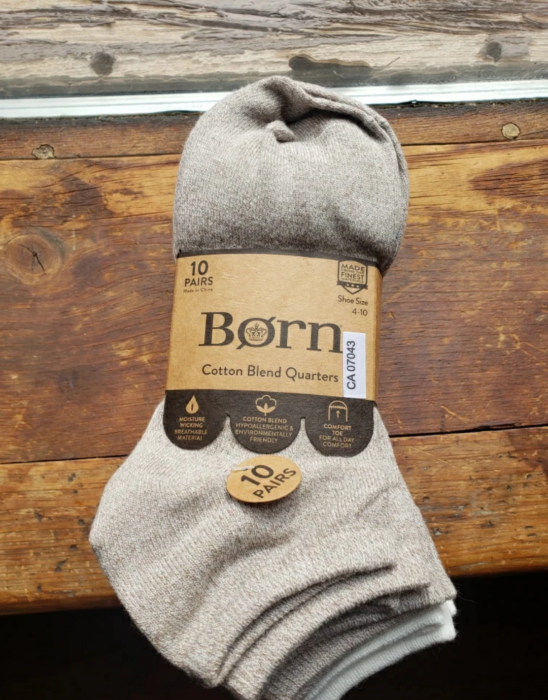 born cotton blend socks 10 pair unopened thumbnail