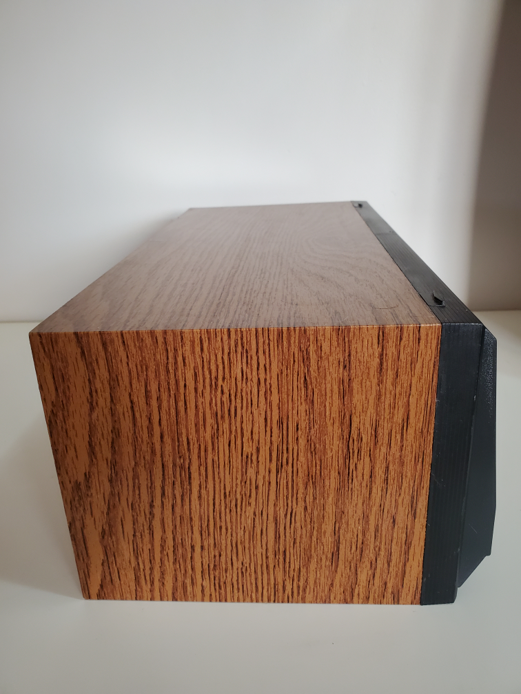 Vintage Faux Wood Grain 3 Drawer CD/Game  STORAGE  Holds 42 - photo 4