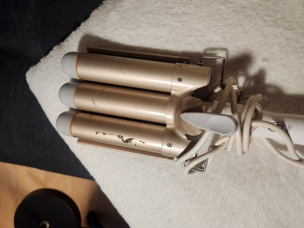 3 tong crimper curling iron 💁‍♀️ #freecycle