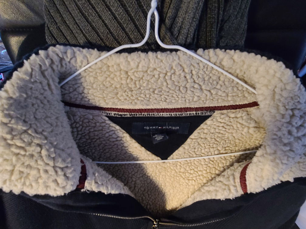 Tommy Hilfiger fleece or wool lined knit coat image indicator(10)