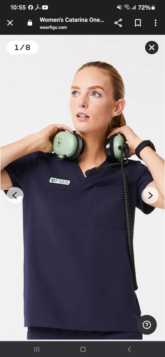 FIGS Catarina One-Pocket Scrub TOP,JOGGER