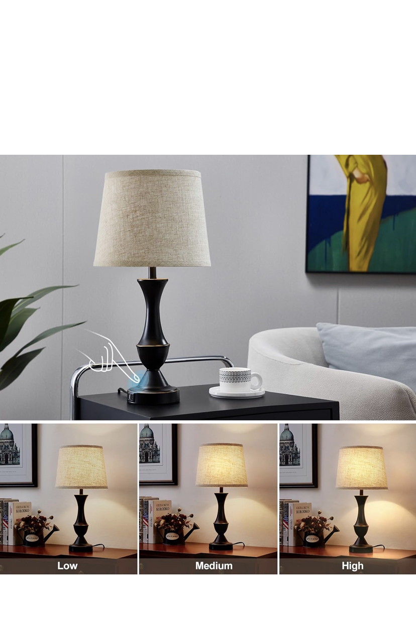 Lamp table set of two - photo 2