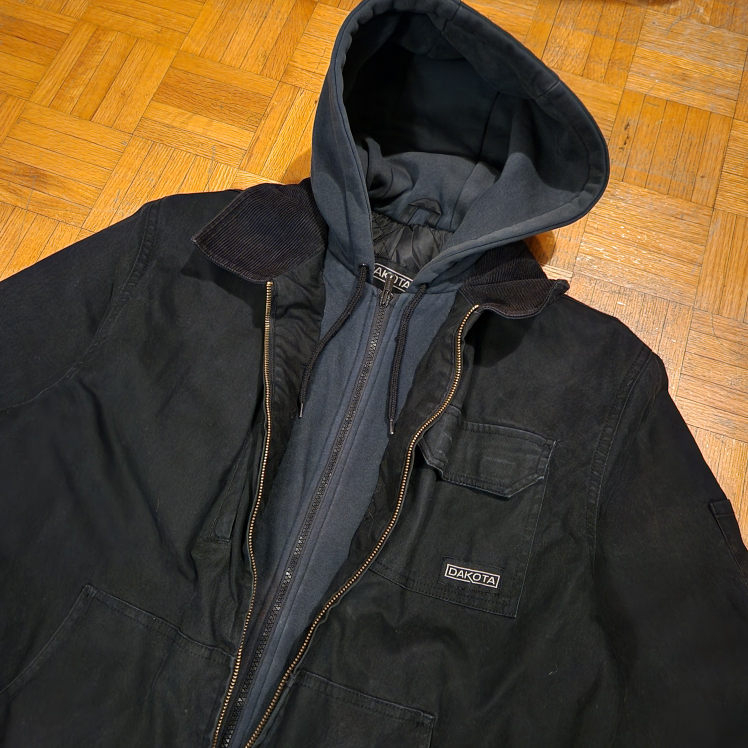 Distressed Dakota Hooded Workwear Jacket (like Carhartt)