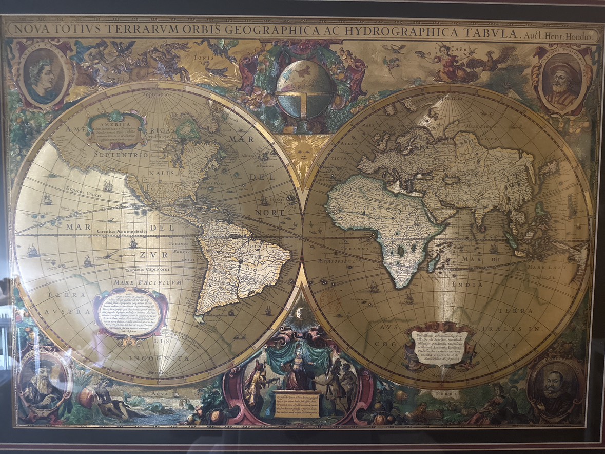 world map art - medieval/renaissance style - photo 2