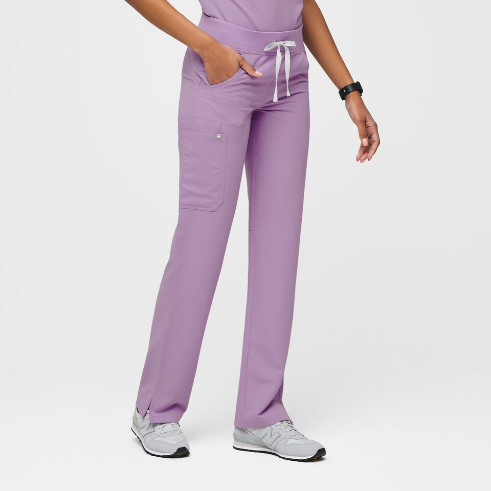 Brand new Figs Kade Cargo Scrub Pants, Lavender dew, size small - photo 5