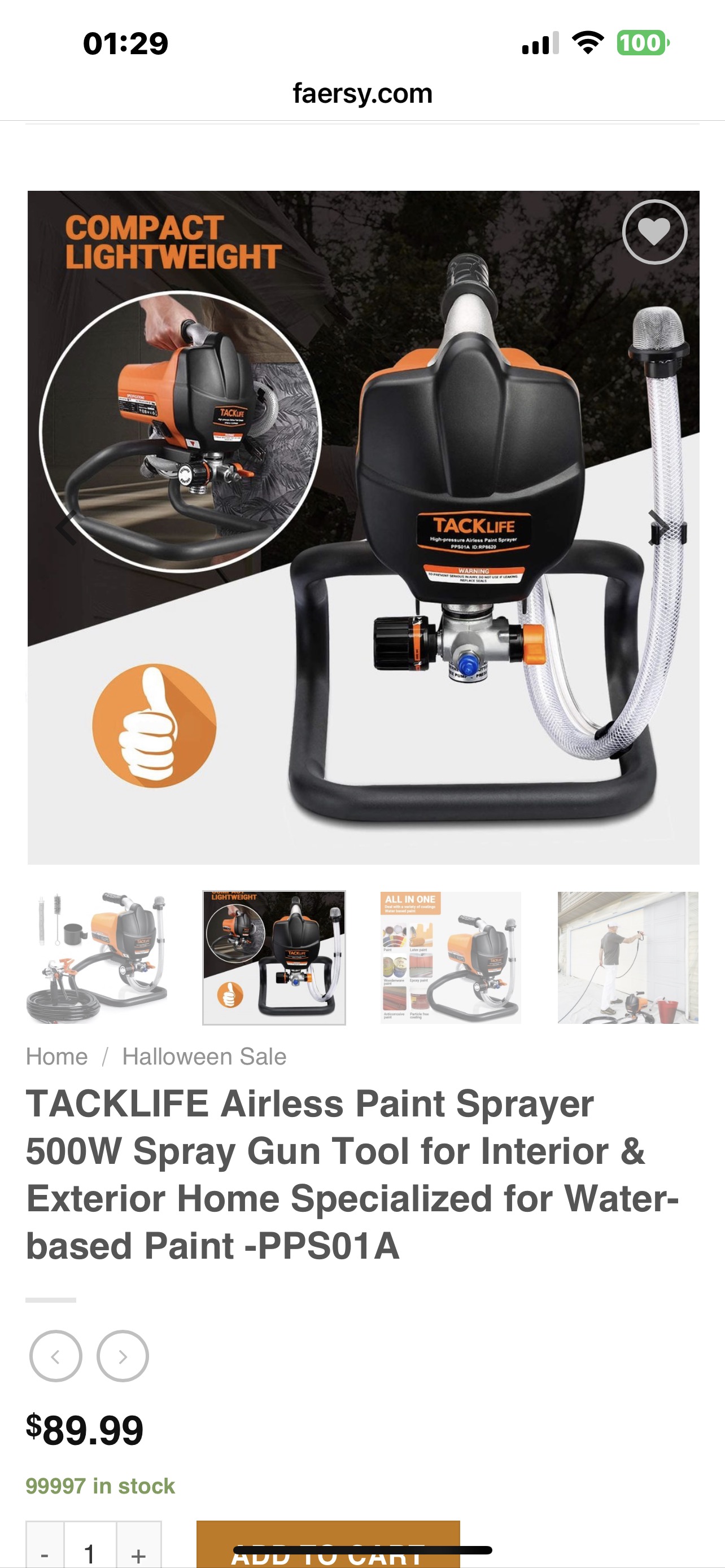 Airless Paint Sprayer 500W Spray Gun Tool - photo 4