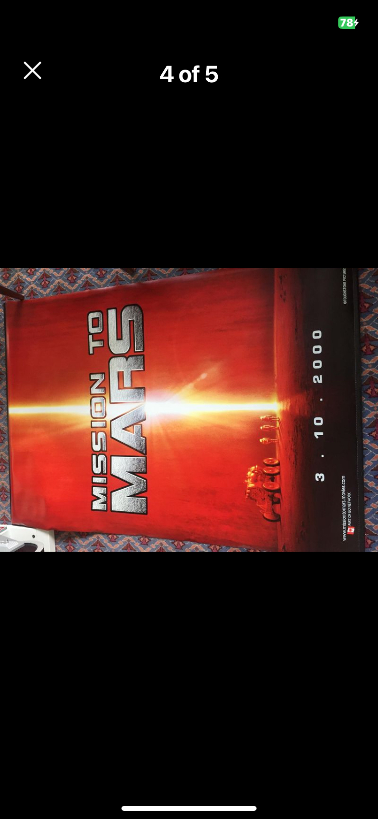 2 Sided Vinyl Theatre Poster 🏈 image indicator(2)