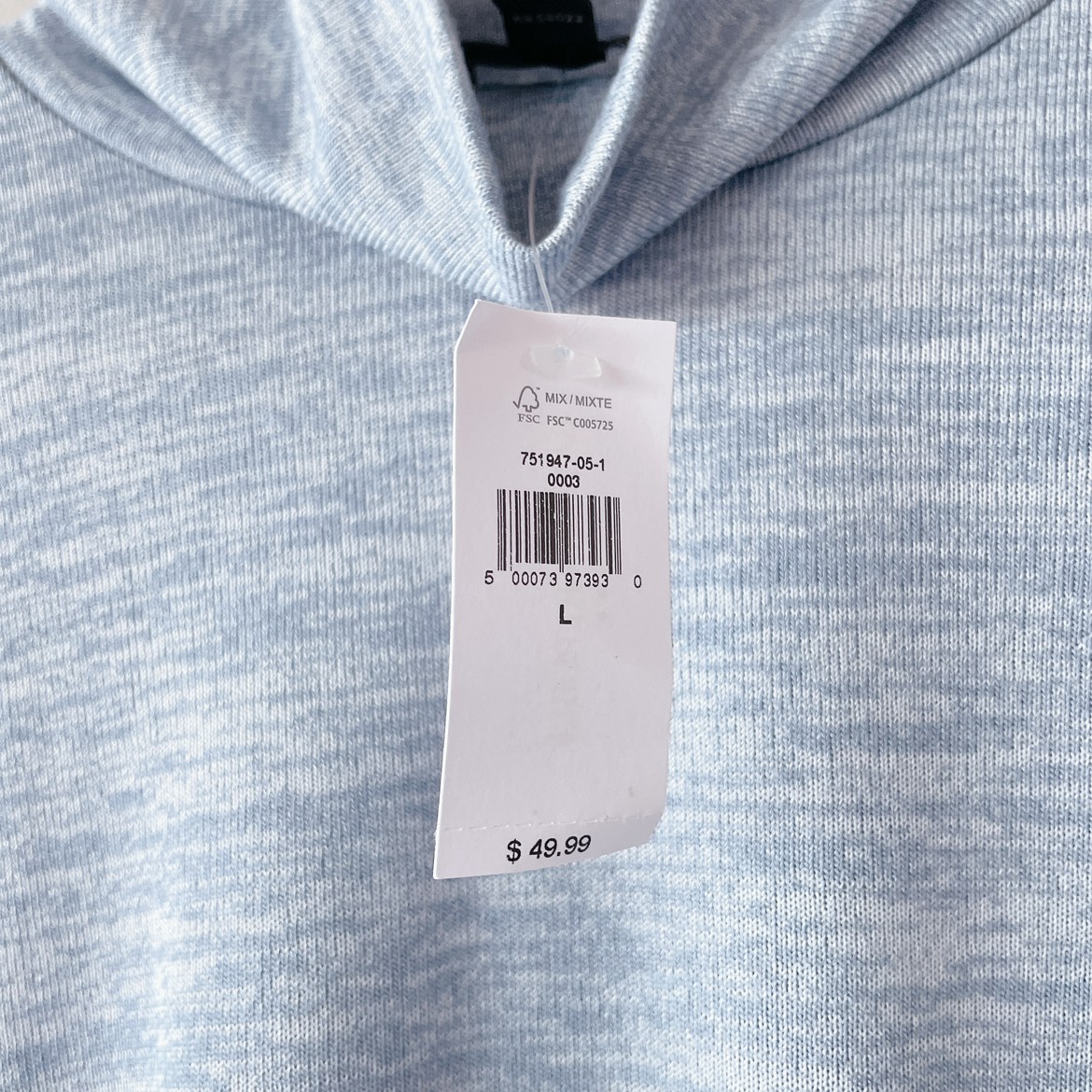 Banana Republic LARGE light blue shirt women’s NEW with tags image indicator(10)