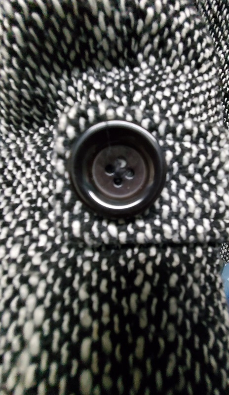 Short grey houndstooth peacoat image indicator(3)