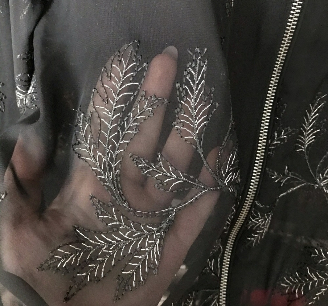 NEW! Sheer  Bomber Jacket image indicator(3)