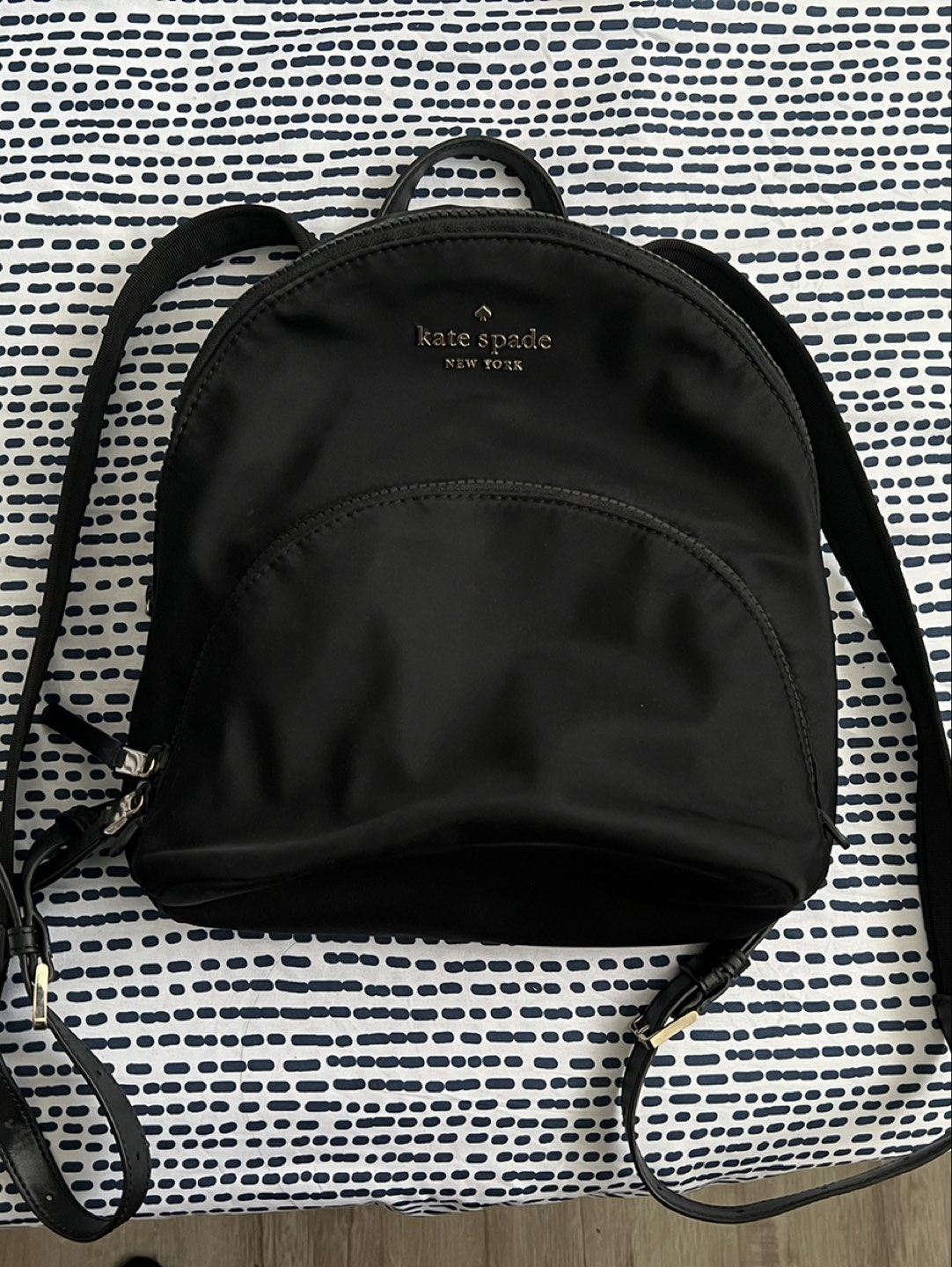 Kate Spade Black small Backpack