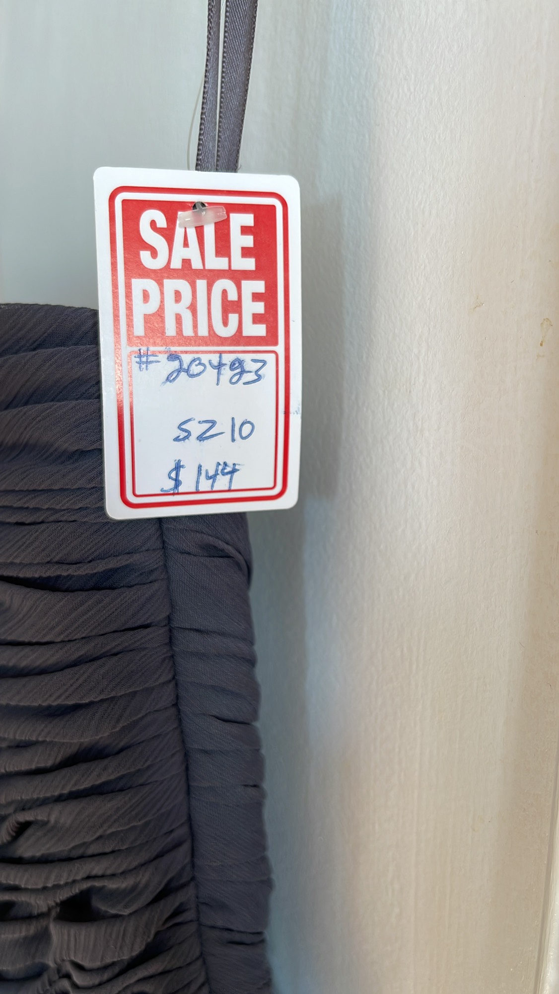 GREY DRESS With tags image indicator(3)