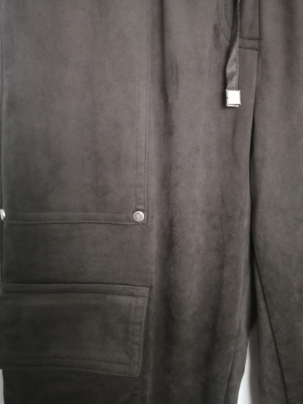 Zara Faux Suede Cargo Pants/joggers image indicator(3)