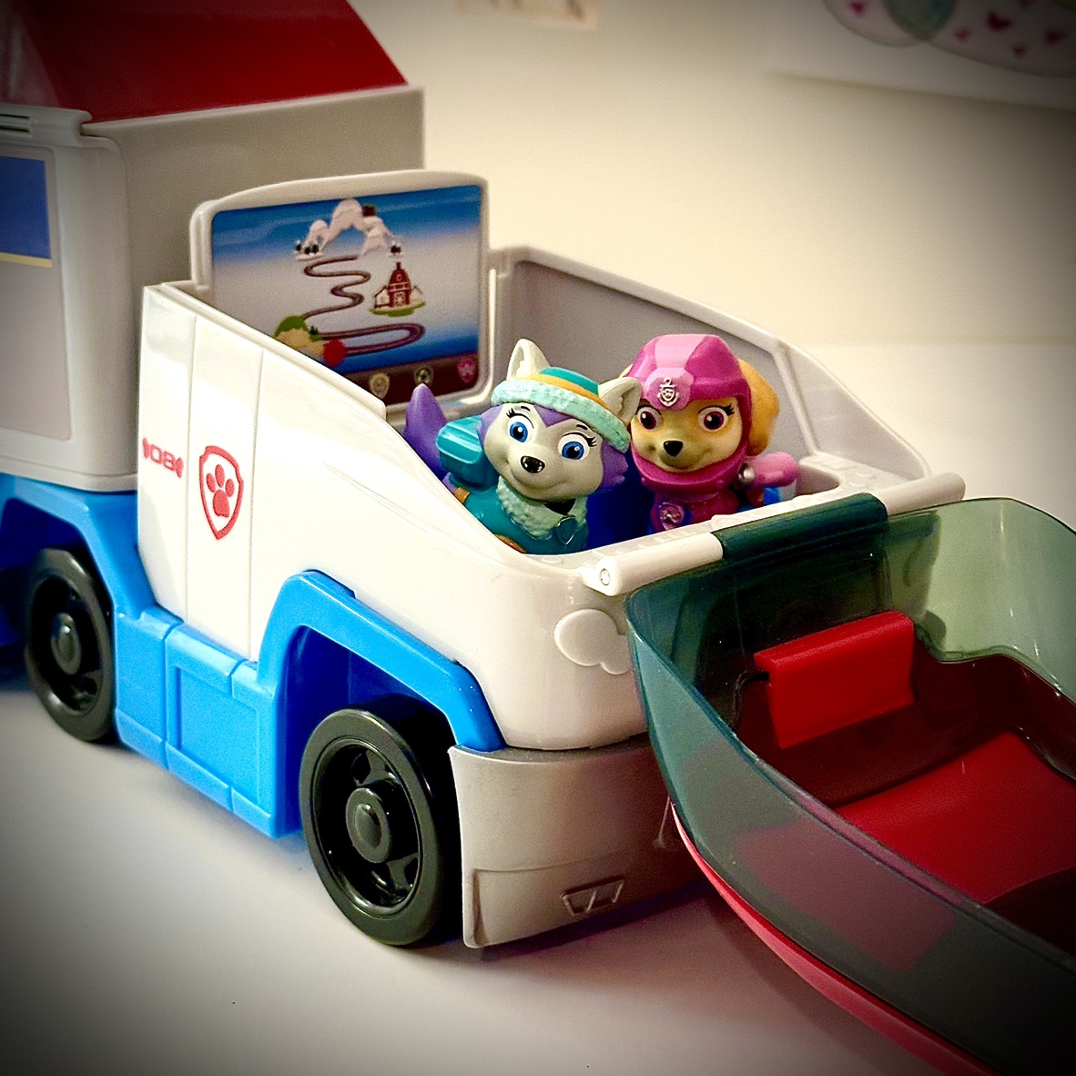 Paw Patrol Transport Truck and multiple figurines and vehicles - photo 4