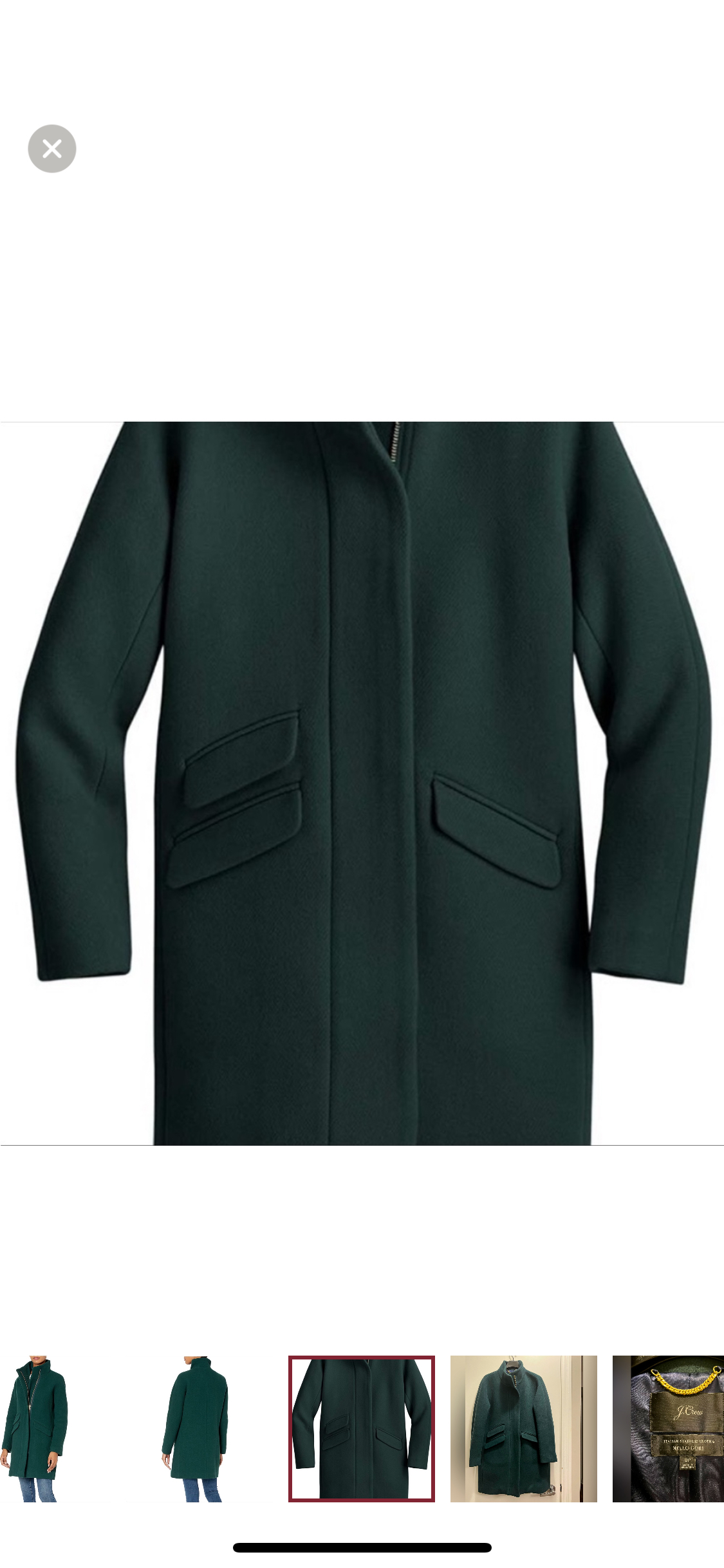 J. Crew Cocoon Coat in Stadium Wool image indicator(6)