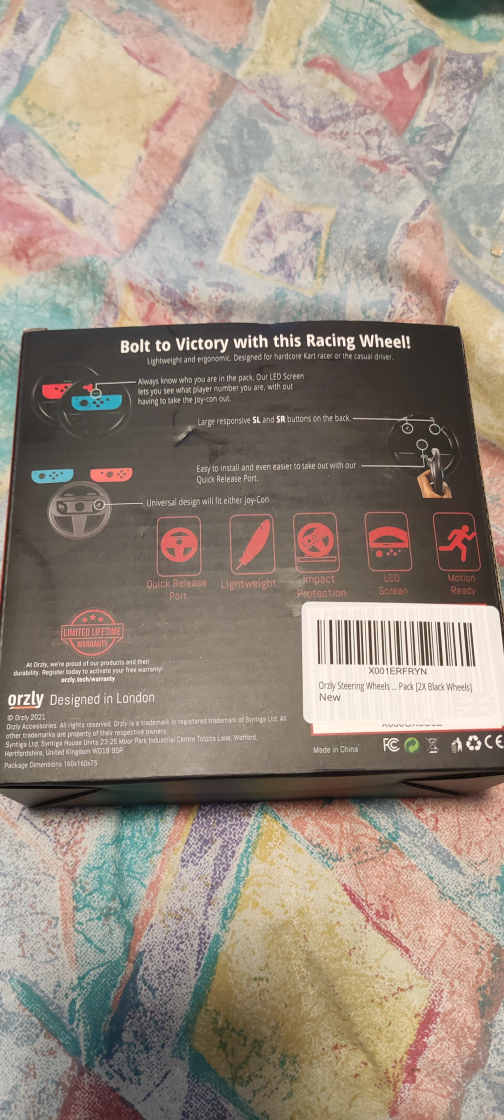 Orzly Steering Wheels for Nintendo Switch & OLED Joy-Cons - photo 2