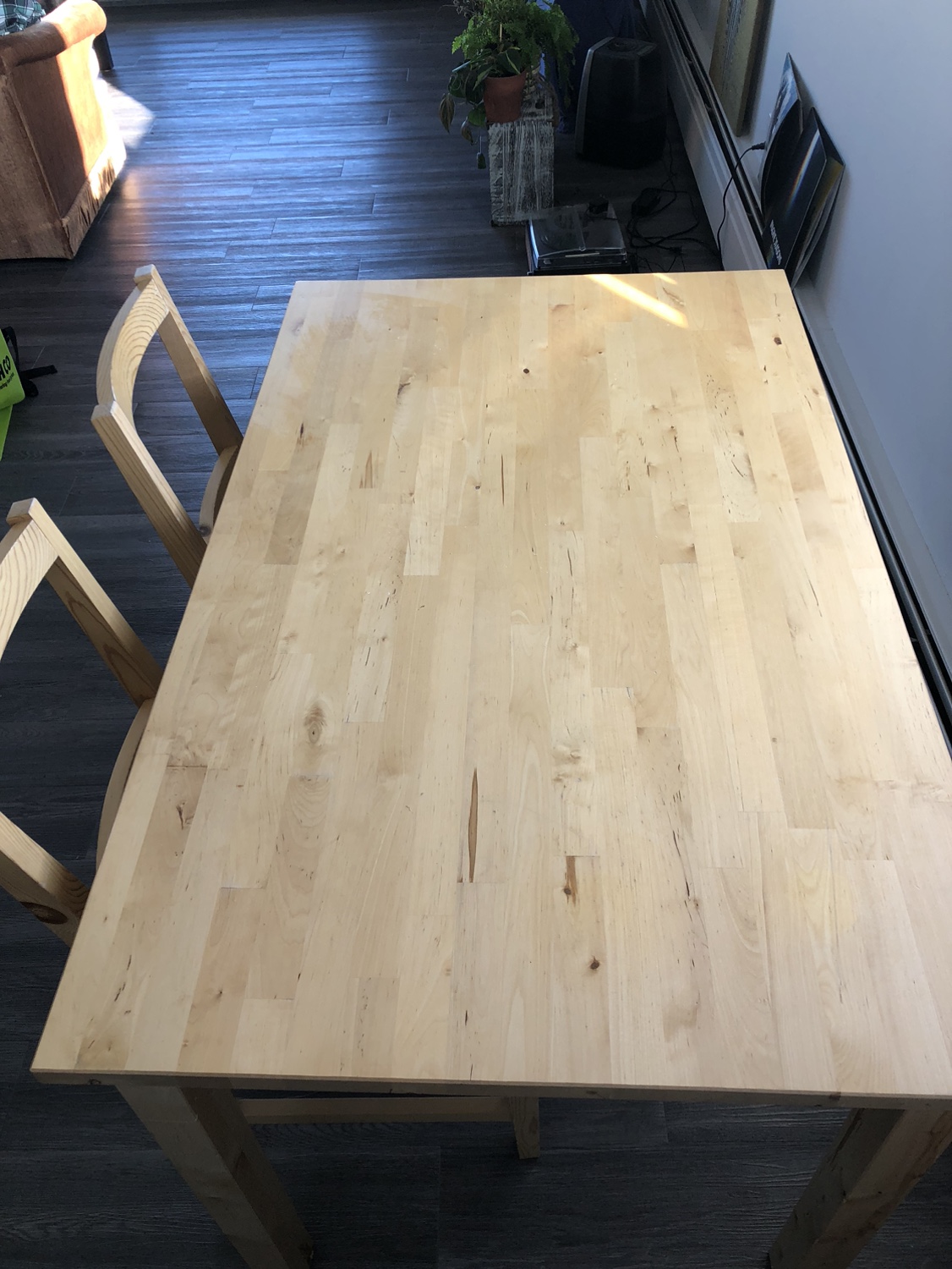 Dining table and 2 chairs - photo 2