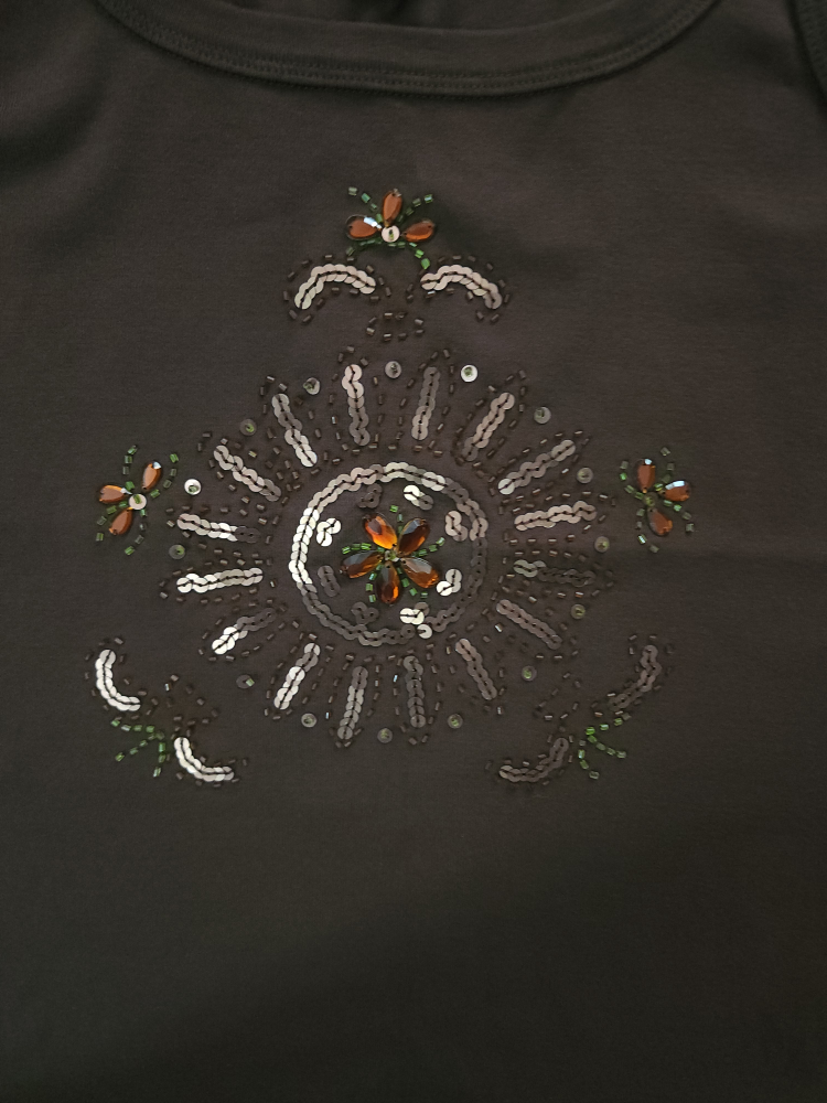 cardigan Size S & 2 Tops size S/m & long skirt Size M image indicator(6)