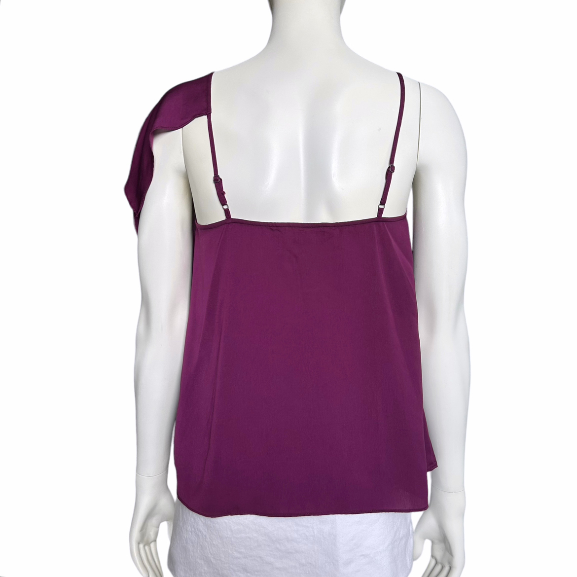 BCBG asymmetrical satin cami XS image indicator(2)
