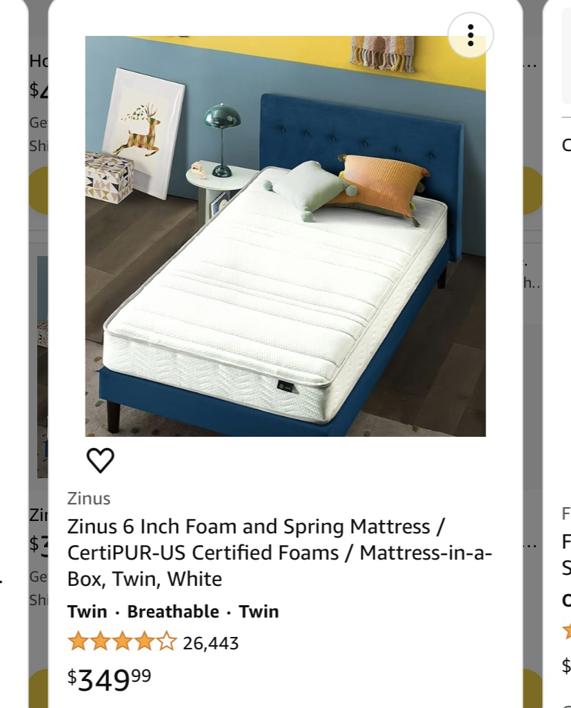 Zinus mattress