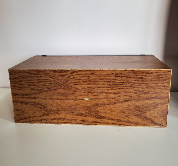 Vintage Faux Wood Grain 3 Drawer CD/Game  STORAGE  Holds 42 - photo 2