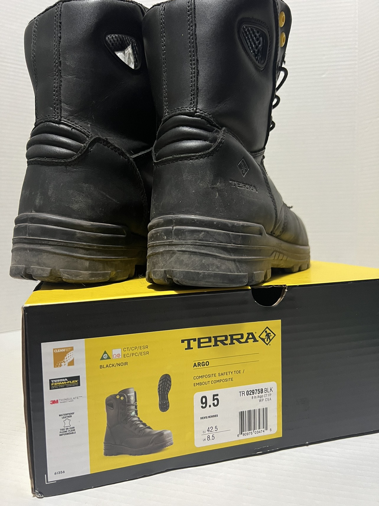Terra Men's 9.5 TERRA ARGO CSA Work Boots image indicator(7)
