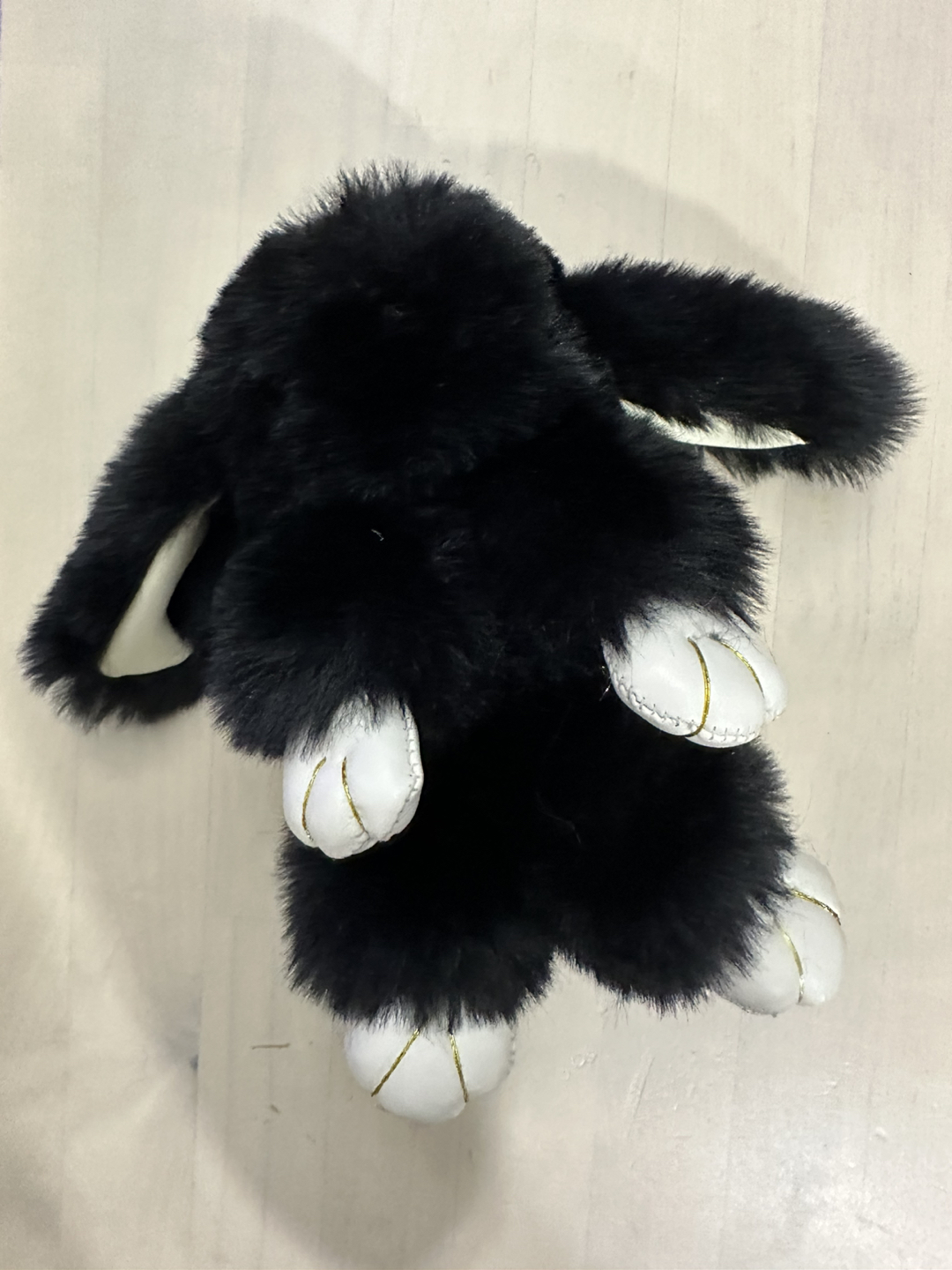 New Super soft fuzzy bunny keychain image indicator(2)
